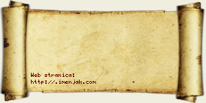 Isak Karić vizit kartica